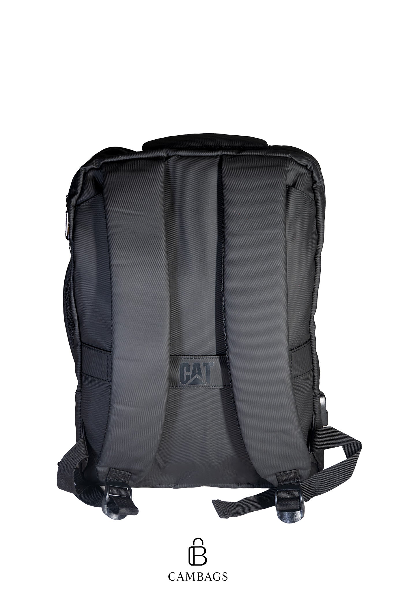 Morral CAT Negro con Cierre USB – Resistente y Funcional para Trabajo y Estudio