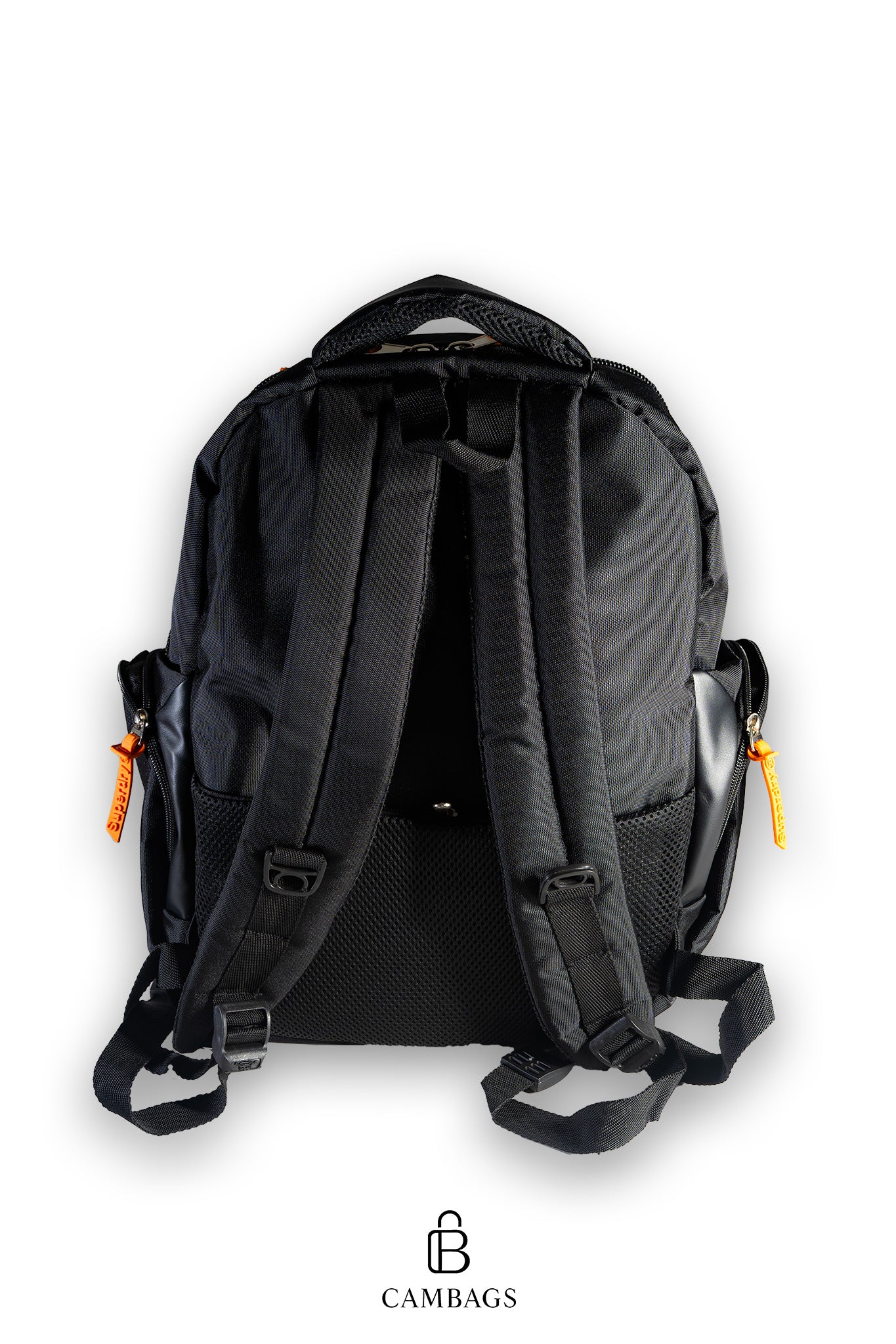 Morral Superdry Negro con Cremalleras Naranjas – Espacioso, Urbano y Moderno