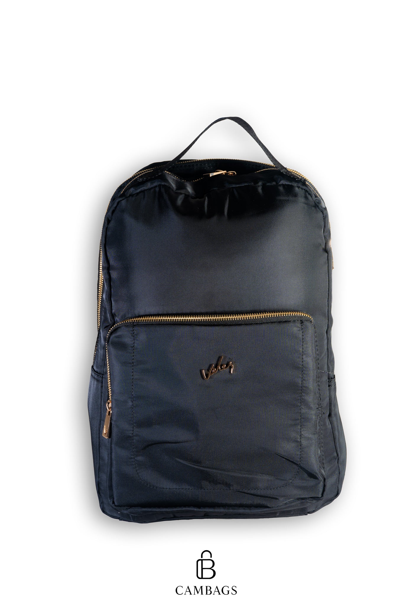 Morral Negro Vélez con Cierres Dorados – Elegante y Urbano